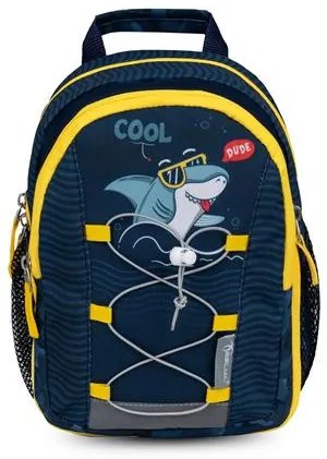 Hátizsák, cipzáras, BELMIL Mini Kiddy Cool Dude, cápa (BL305943)