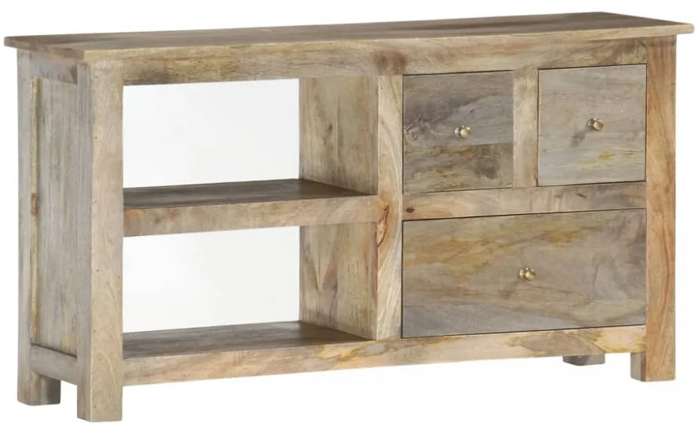 tömör mangófa TV-szekrény 100 x 30 x 55 cm