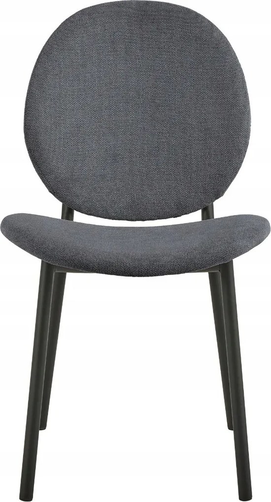 Kárpitozott étkező szék nappali konyha háttámlával sötétszürke Cliff