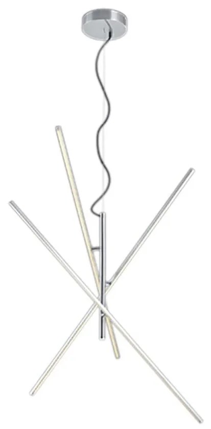 Trio - LED Dimmelhető csillár zsinóron TIRIAC 3xLED/8,5W/230V