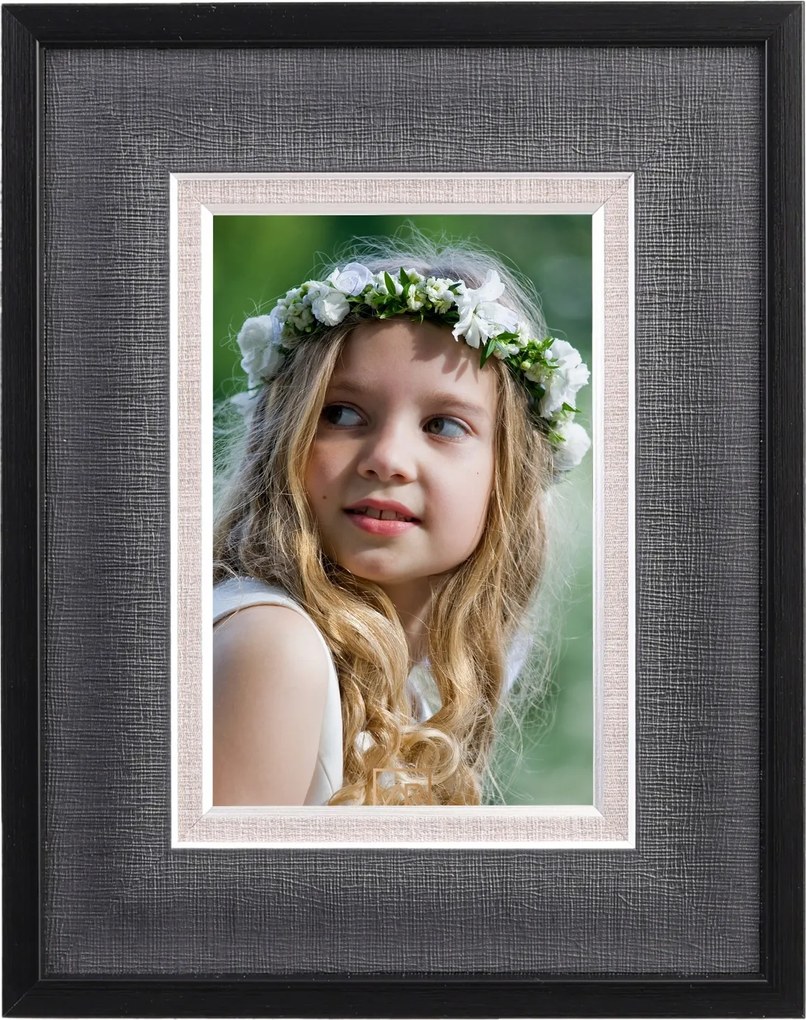 Képkeret 21x29,7 Velvet fekete loft, ajándék