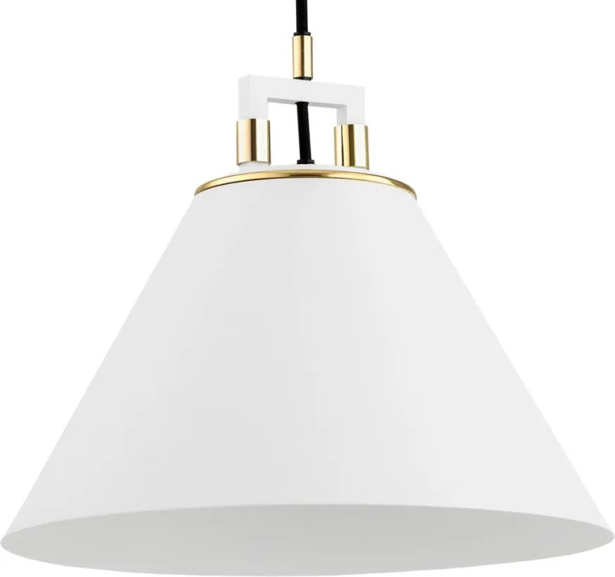 ARGON 6173 ORTE Többágú Függesztett Lámpa Fehér, Sárgaréz E27 IP20
