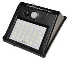 30 Led-es Mozgásérzékelős, Napelemes Led Lámpa
