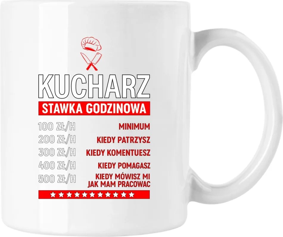 Szakács bögre kulináris vicc fehér 330ml