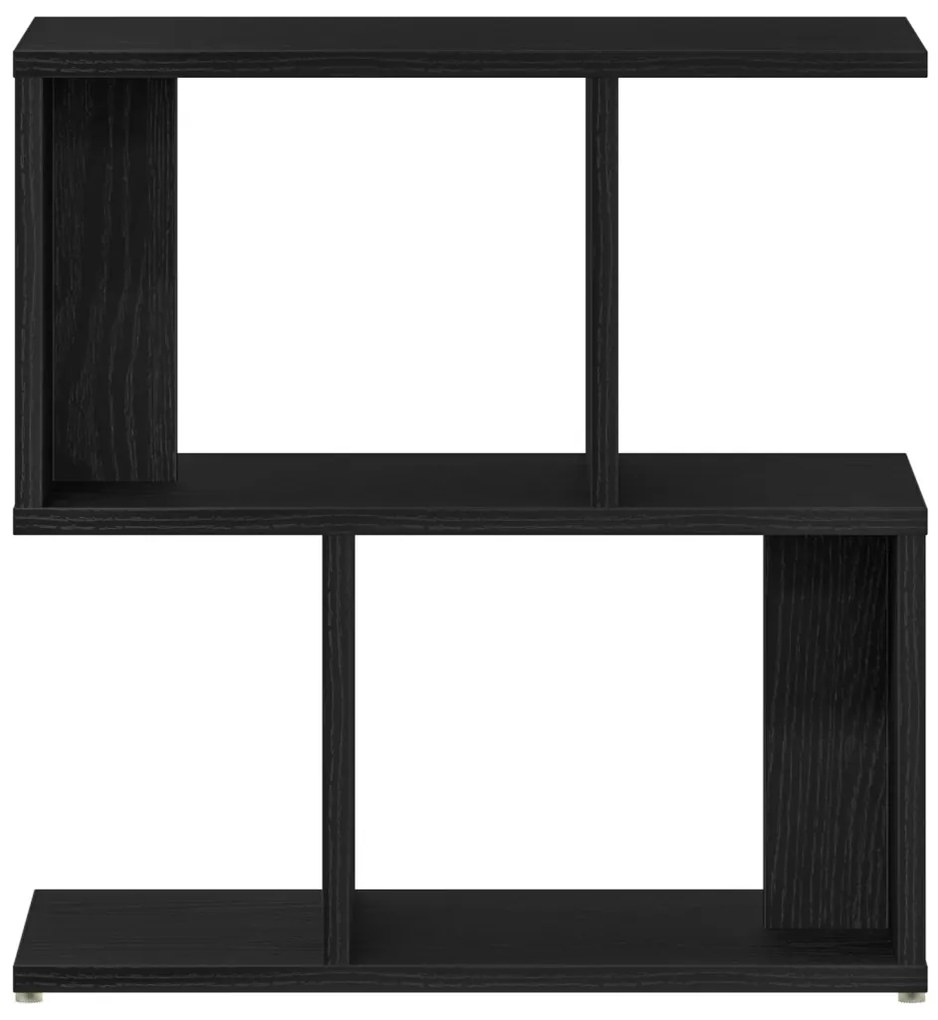 Éjjeli Asztal 2 db Fekete Tölgy 50x30x51,5 cm Műanyagból