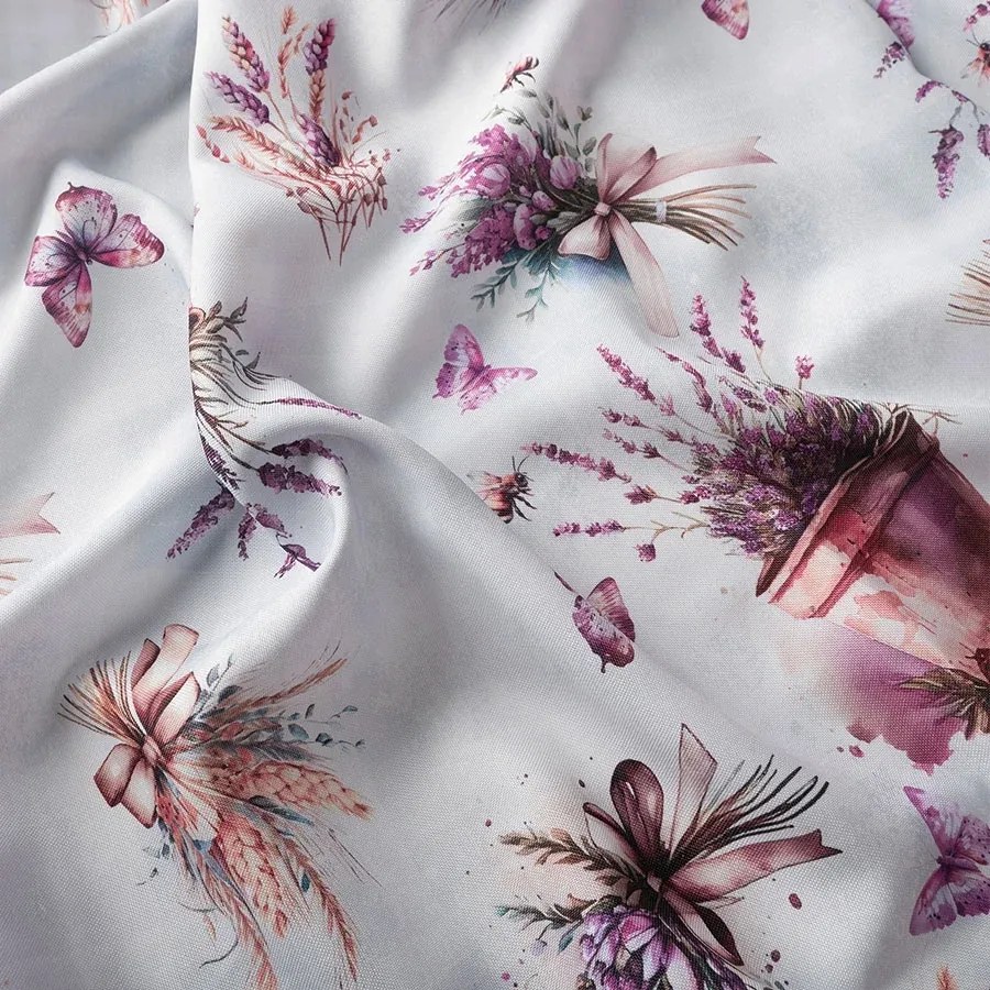 Szövet Függönyhöz, Terítőhöz Lavette 160cm szürke