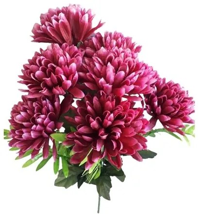 Krizantém Műcsokor, lila, magasság 58 cm