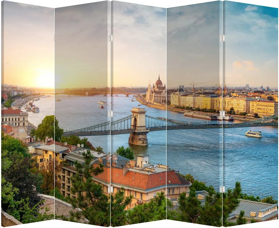 Paraván - Budapest folyóval (210x170 cm)