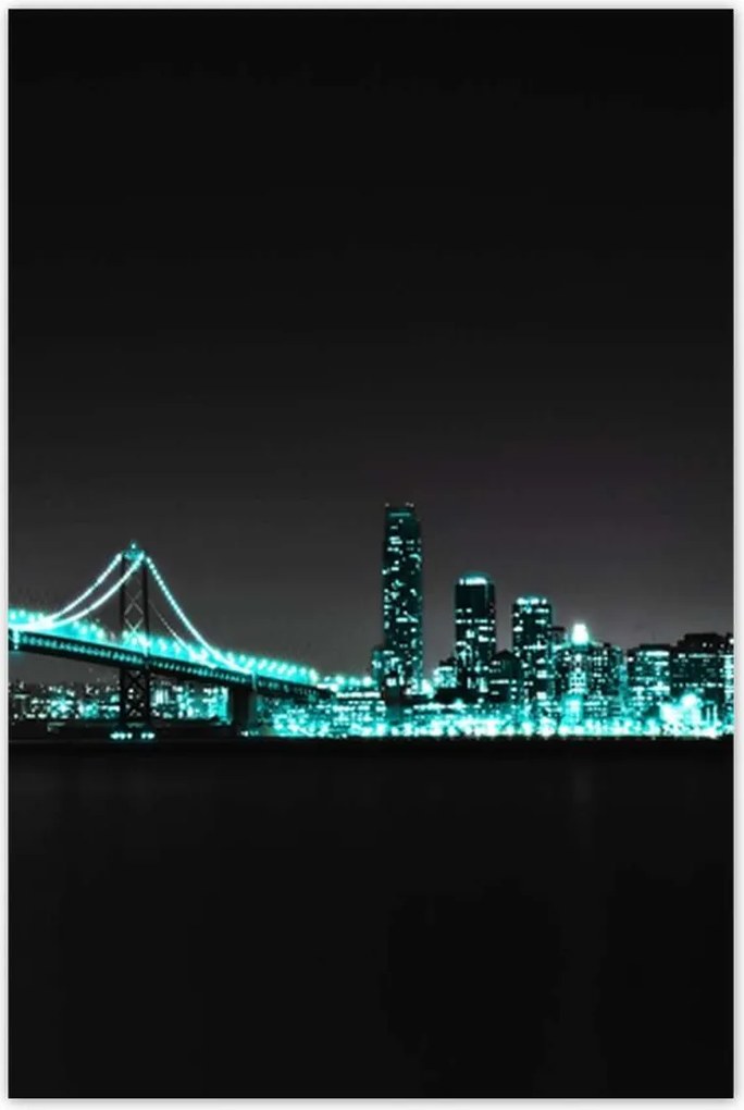 Poszterek 60x90 Türkiz fények