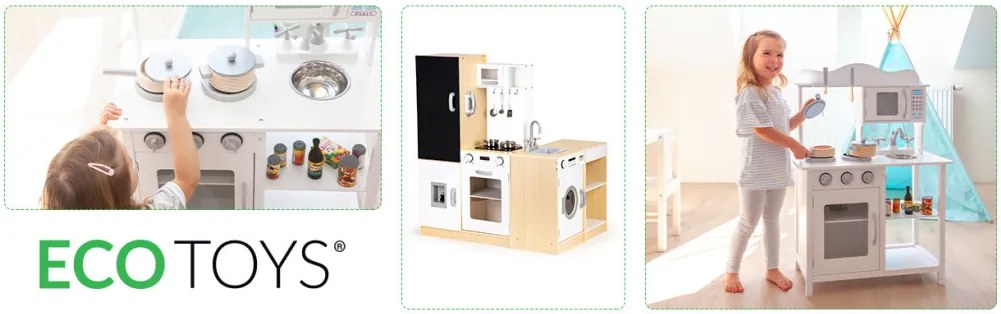 XXL fa gyerekkonyha led világítással