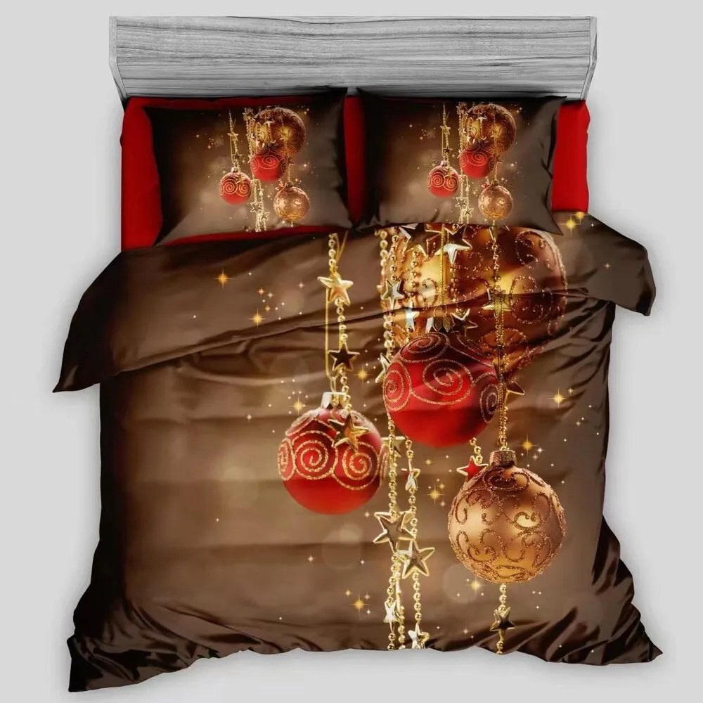 Ágynemű SAVENA CHRISTMAS BALLS 7 részes 140X200 cm