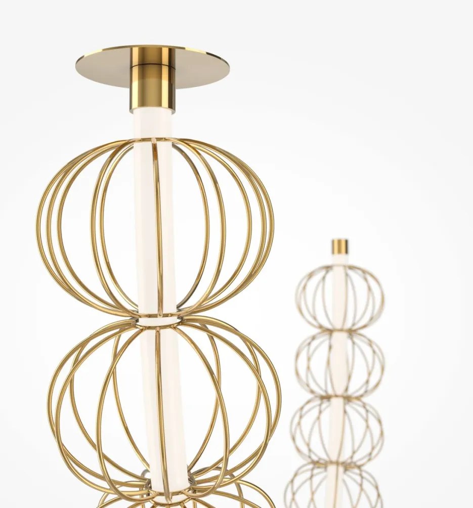 Maytoni Golden Cage MOD216PL-L42G3K 1x117W/LED 3000K 6400lm IP20