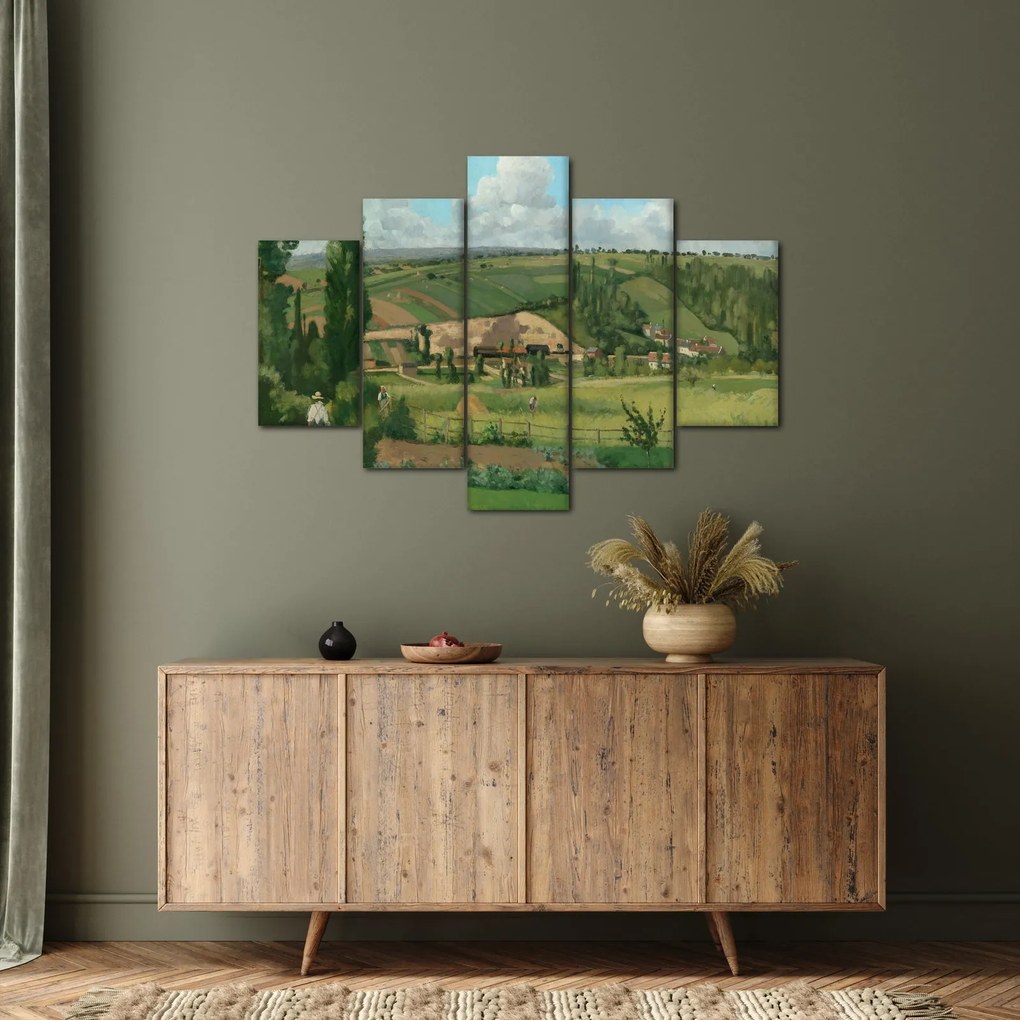 Kép - Camille Pissarro, Landscape at Les Pâtis, Pontoise, reprodukciók (150x105 cm)