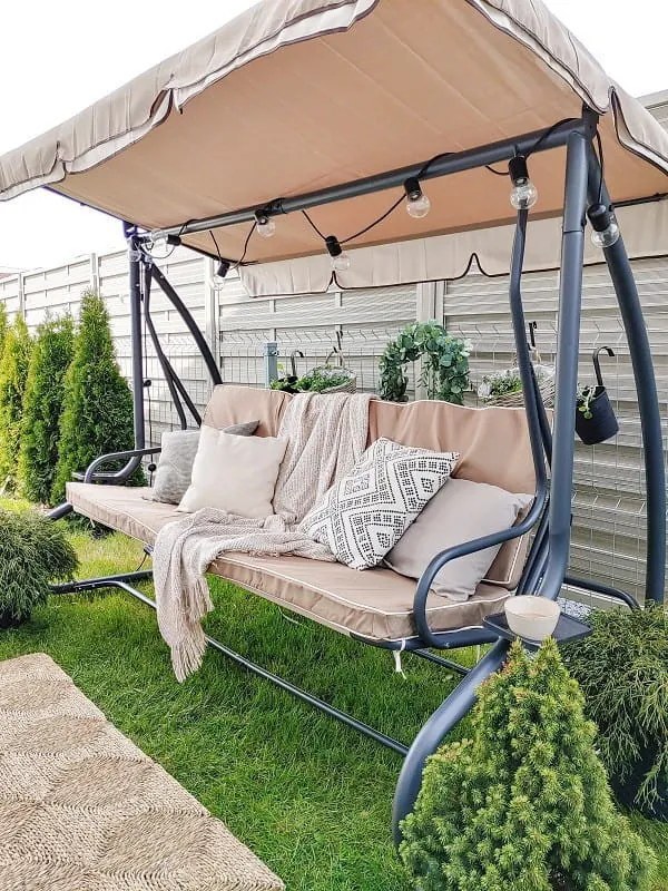 Megi kerti hintaágy cappuccino