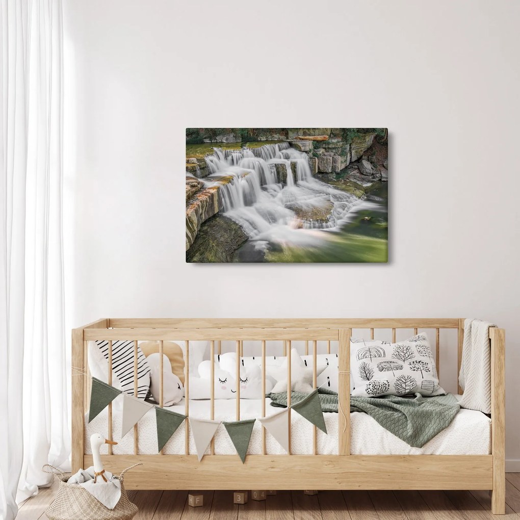 Vízesés képe (90x60 cm)