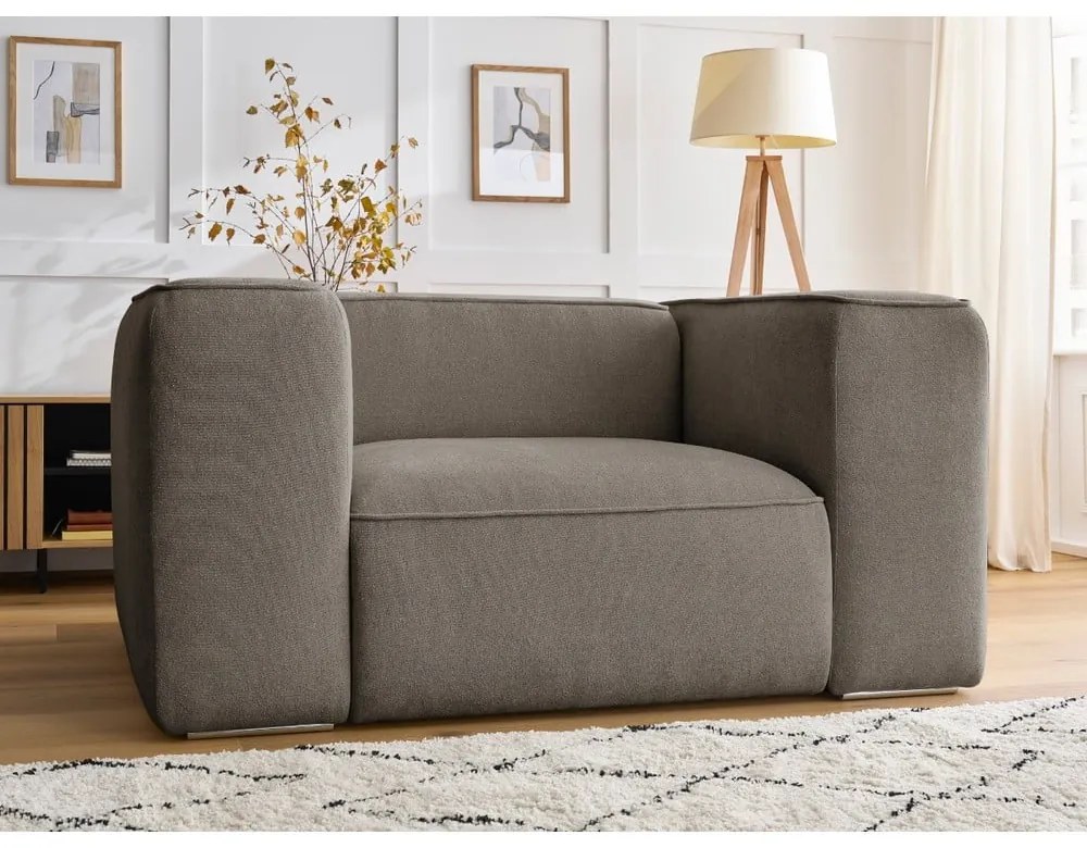 Szürkésbézs fotel Zephyr – Bobochic Paris