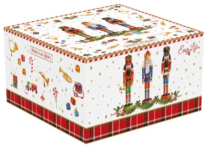 Vintage Nutcracker porcelán tál 20cm, díszdobozban