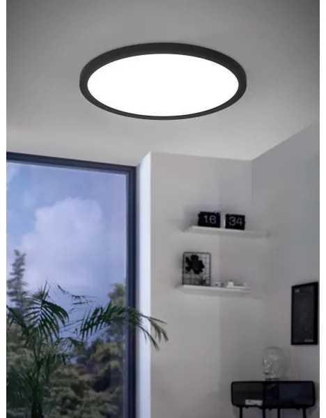 Eglo 900091 - LED RGBW Dimmelhető mennyezeti lámpa ROVITO-Z LED/14,6W/230V fekete