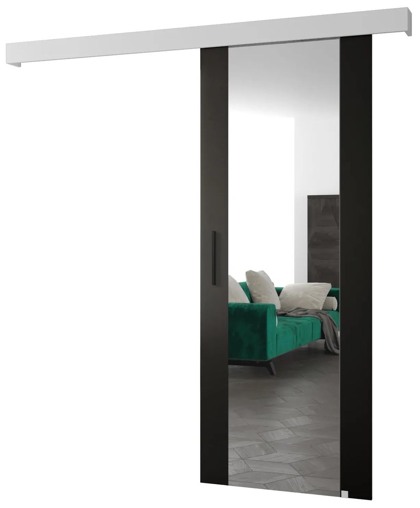 Tolóajtó 70 cm Slavdro 2 (matt fekete + matt fehér). 1108737