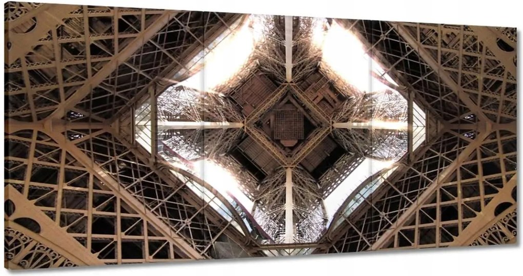Festmények 120x60 Eiffel-torony alulról