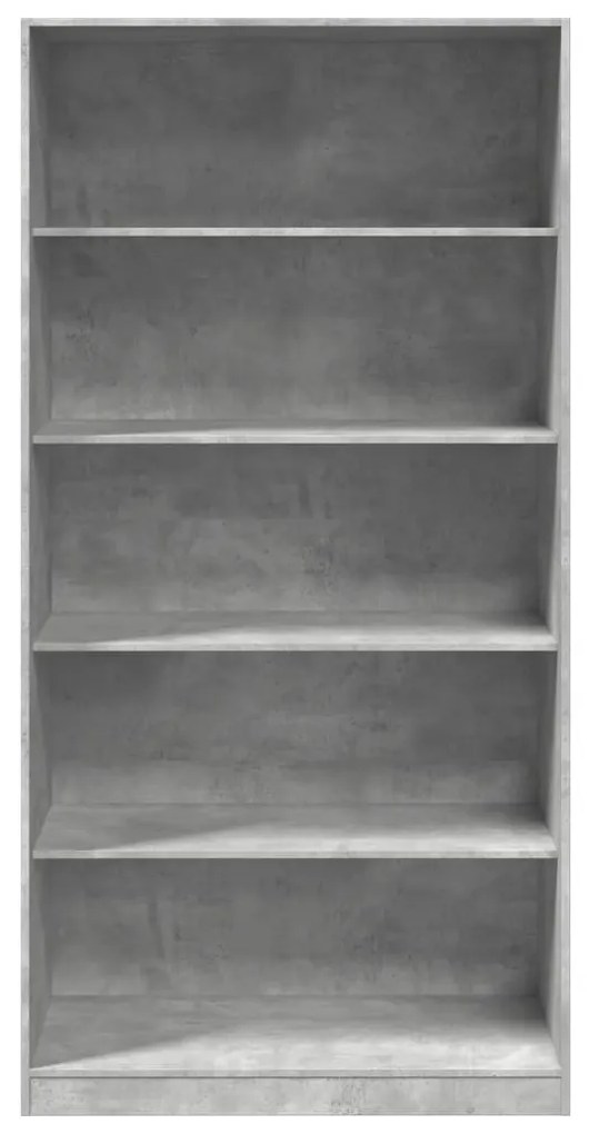 betonszürke szerelt fa ruhásszekrény 100 x 50 x 200 cm