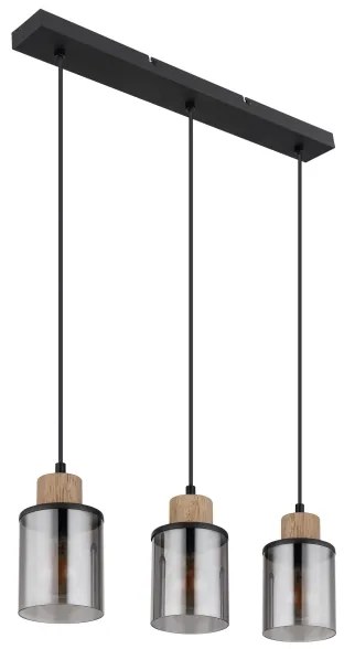 Globo 15707-3H - Csillár zsinóron REID 3xE27/15W/230V