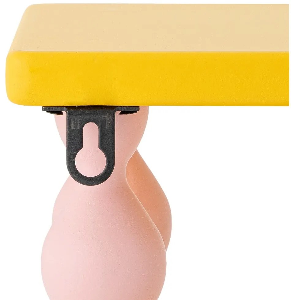 Sárga többszintes gyerek polc 60 cm Bibiola – Bloomingville Mini