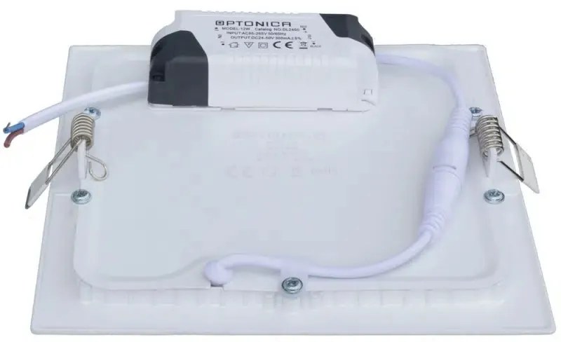 Mennyezetbe építhető led panel fehér optonica 2450
