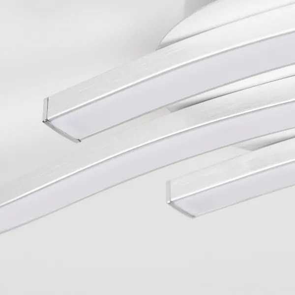 Ezüst LED mennyezeti lámpa 3xLED/6W/230V 3000K