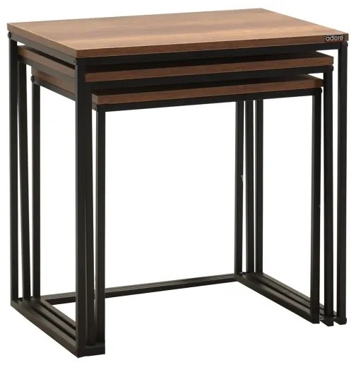 3 db barna konferenciás dohányzóasztal szett