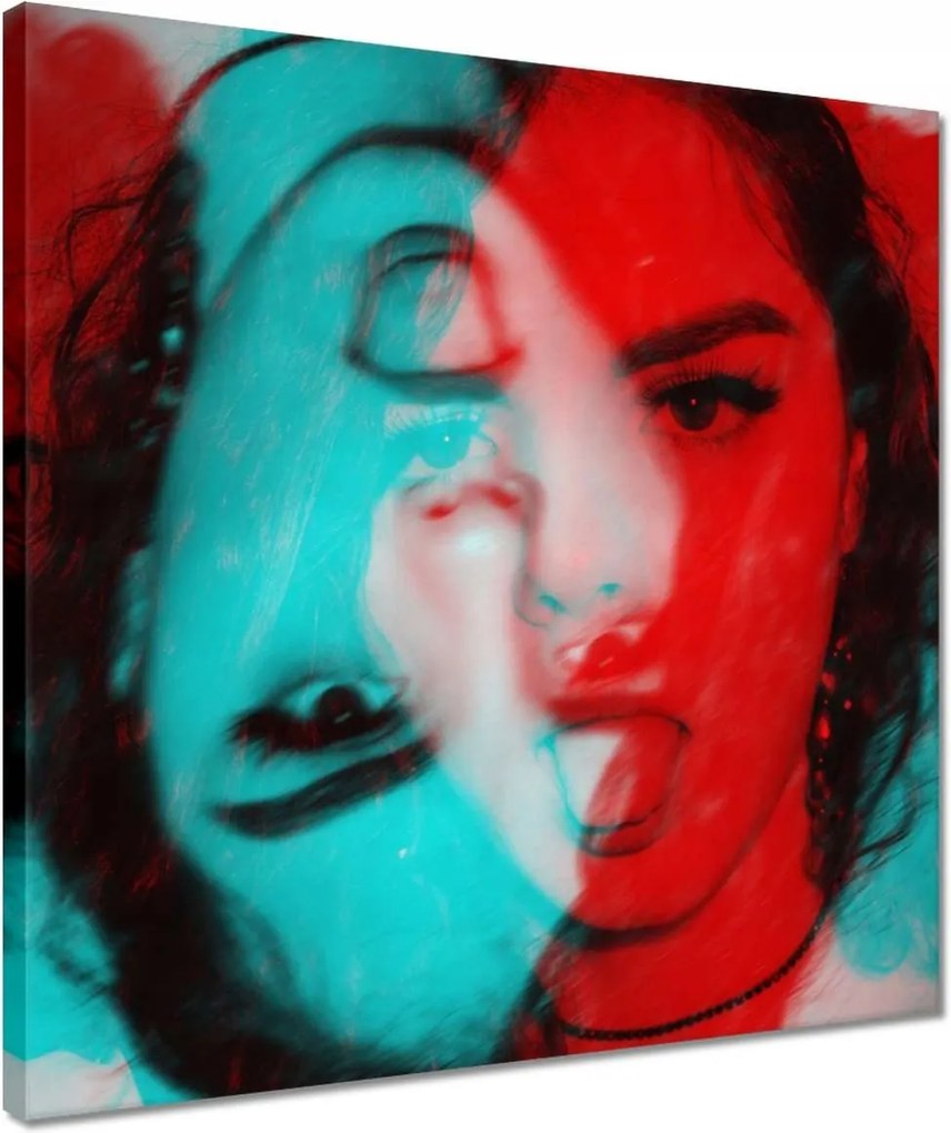 Vászonkép 40x40 Csinos nők Csajok Nagymamák