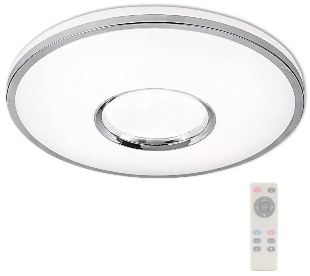 LED Dimmelhető mennyezeti lámpa LEON LED/24W/230V + távirányítás