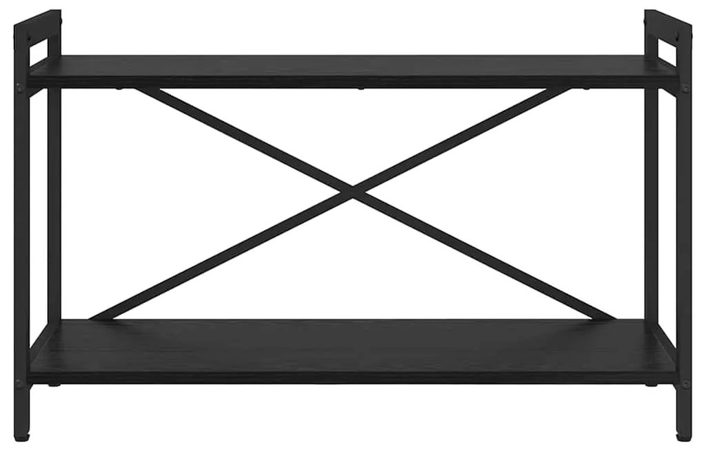 Könyvszekrény Musta tammi 80 x 30 x 48.5 cm Faanyag