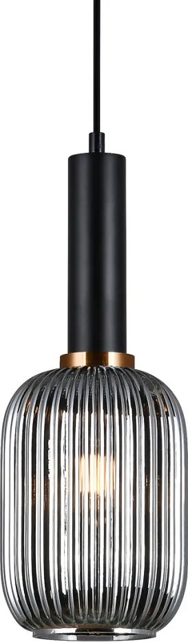 ITALUX PND-5588-1M-BK-SG ANTIOLA Egyágú Függesztett Lámpa Fém E27 IP20