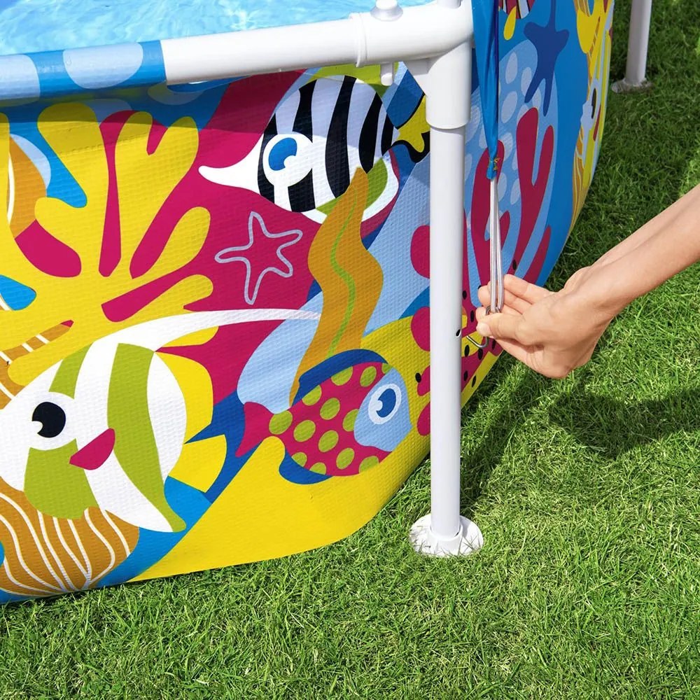 Bestway Steel Pro játszómedence UV szűrős napernyővel 183 cm x 51 cm