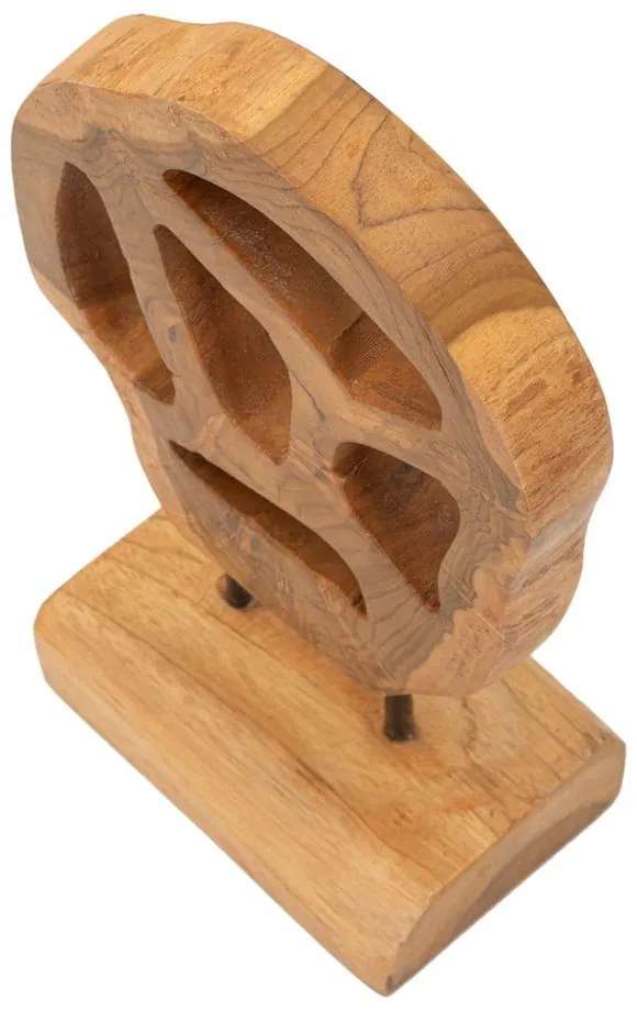 Fa szobor (magasság 27 cm) Lubang – Mauro Ferretti