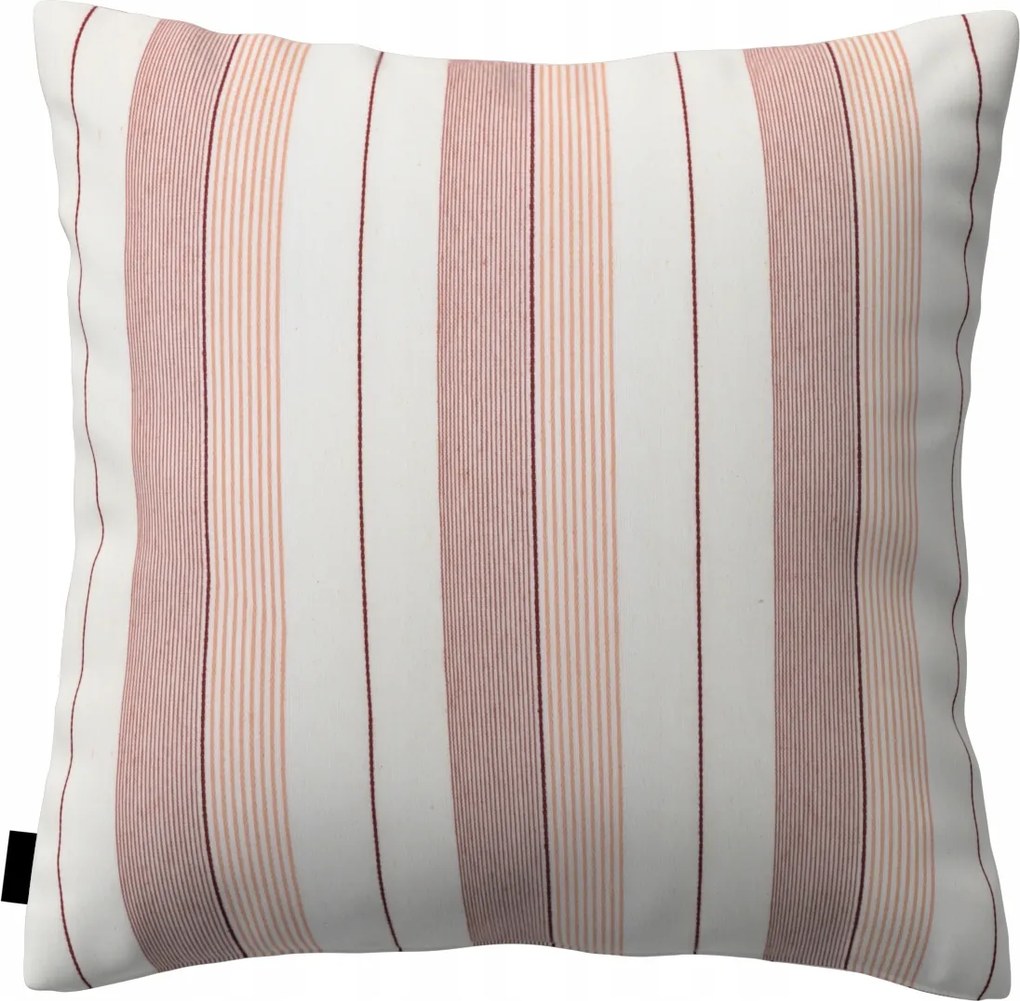 Párnahuzat 60x60 piros csíkos
