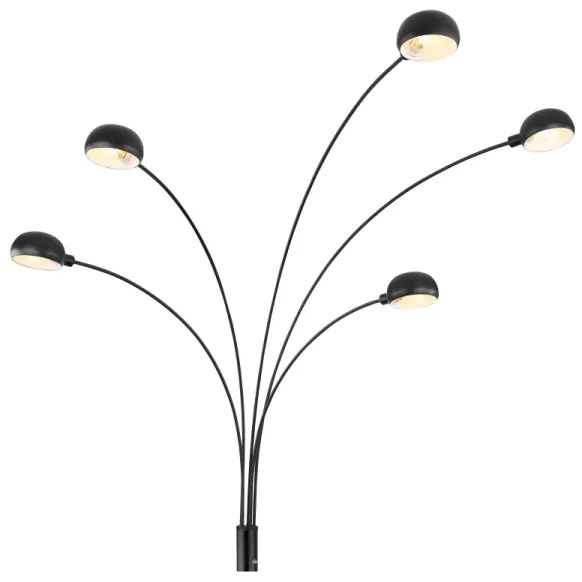 Globo 58228NB - Állólámpa SEYMOUR 5xE14/40W/230V fekete