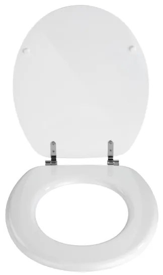 WENKO 154008100-WC ülőke VALENCIA 43x36 cm fehér/ezüst