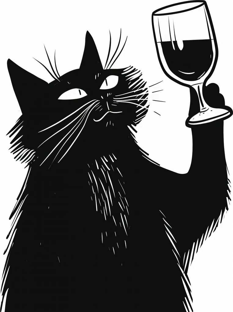 Poszter 75x100cm Macskavirtuóz