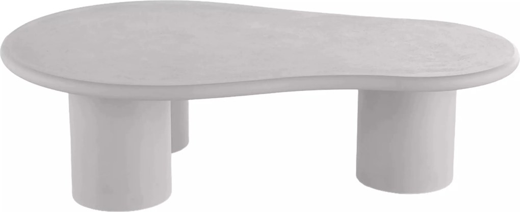 Gisela nappali dohányzóasztal 130 cm - világosszürke