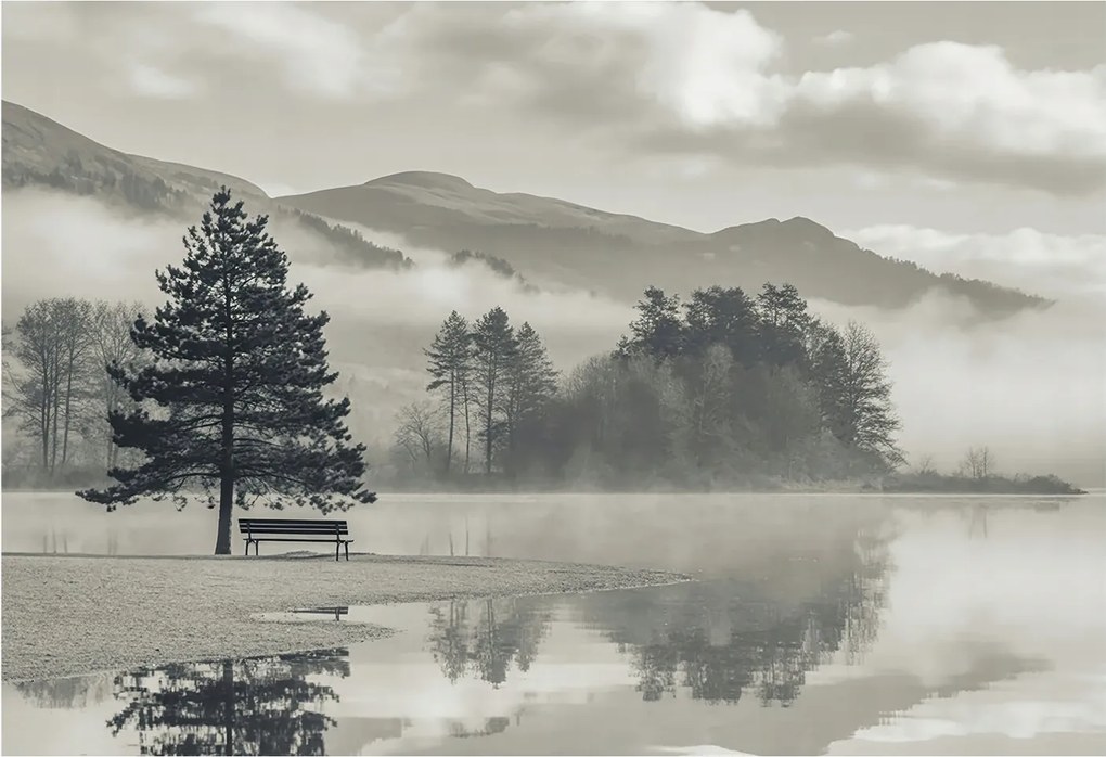 Fotótapéta Falra Előszoba Konyha Romantikus tájkép 152x104 Ragasztó