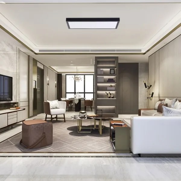 LED Panel LED/36W/230V 4000K 30x60 cm fekete