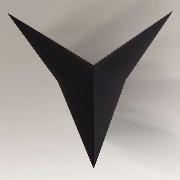 Shilo 4449 - LED Fali lámpa HINO LED/6W/230V 3000K CRI 90 fekete