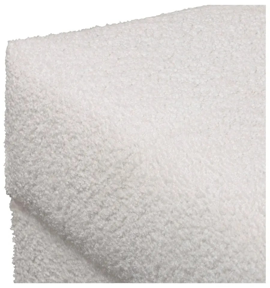 Fehér buklé puff Ariella – Ropez