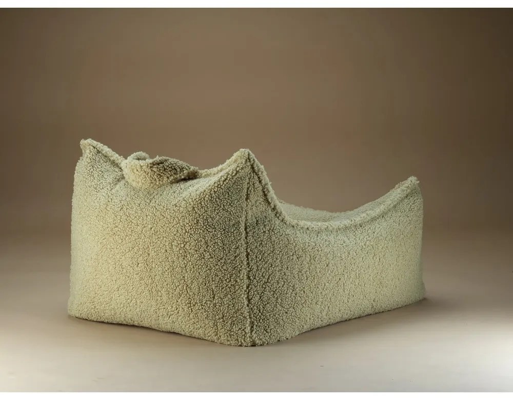 Zöld buklé gyerek babzsákfotel Chair – Wigiwama