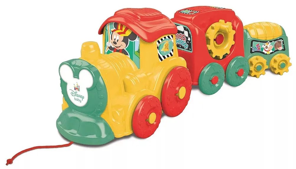 Disney Mickey Choo Choo készségfejlesztő kisvonat Clementoni