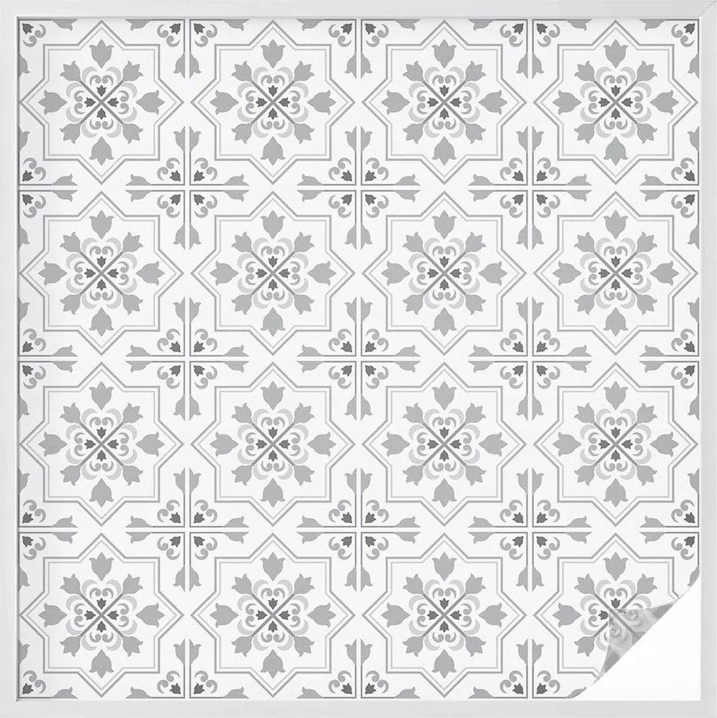 Szélvédőfólia Adatvédelem Szimmetrikus díszek 100x100 cm