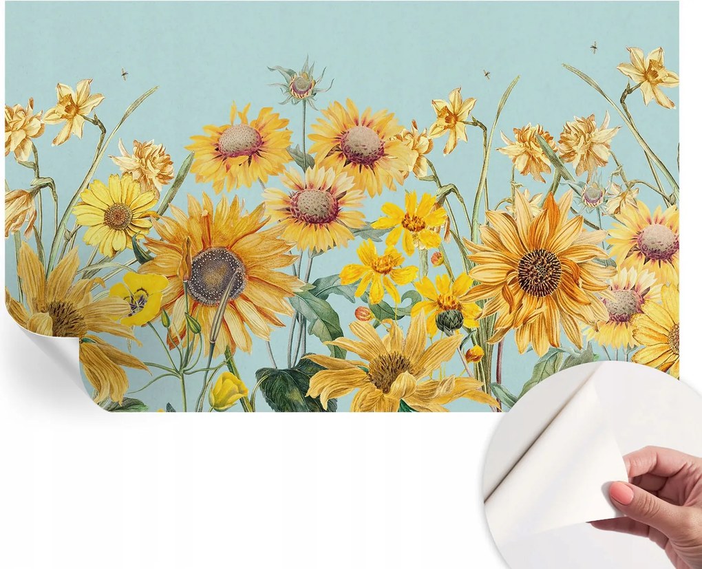 Fotótapéta Dekoratív Fali Tapéta Képekkel Nyári Kert 416x254