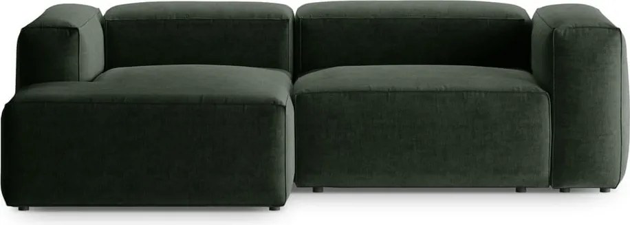 Zöld sarokkanapé (bal oldali-heverő résszel) Bergamo – Cosmopolitan Design